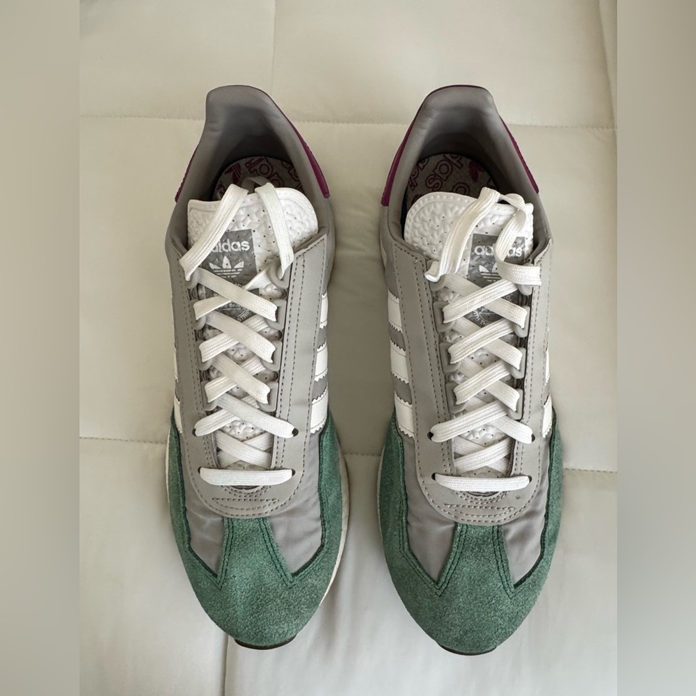 Adidas Retropy E5 Shoes Men's Grey/White/Collegiate Green Sz 11